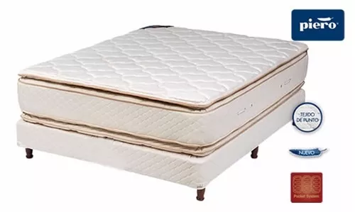CONJUNTO SOMMIER PIERO LEGRAND 1.40 X 1,90 X 0.34