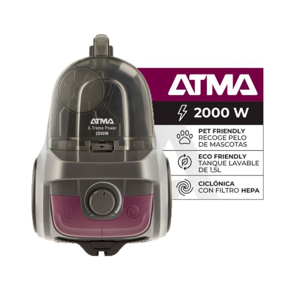 ASPIRADORA ATMA TRINEO X-TREME POWER 2000W