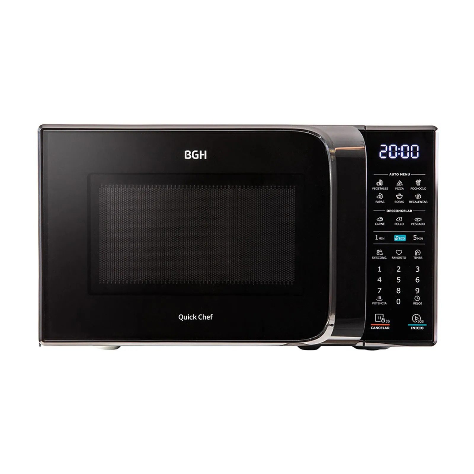 Horno Microhondas BGH 20lts B120DN20L Negro