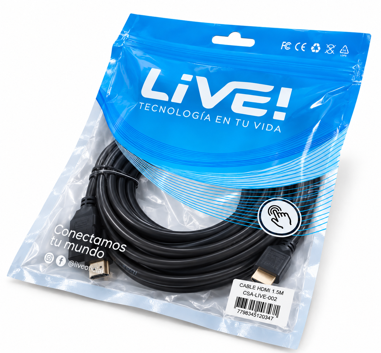 CABLE HDMI LIVE X5 MTS 1.3V
